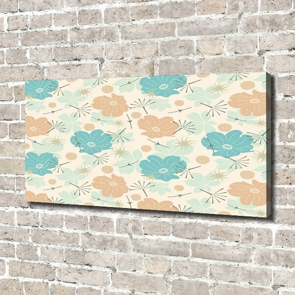 Canvas wall art Floral pattern