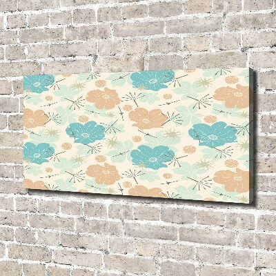 Canvas wall art Floral pattern