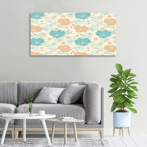 Canvas wall art Floral pattern