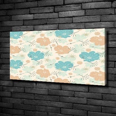 Canvas wall art Floral pattern