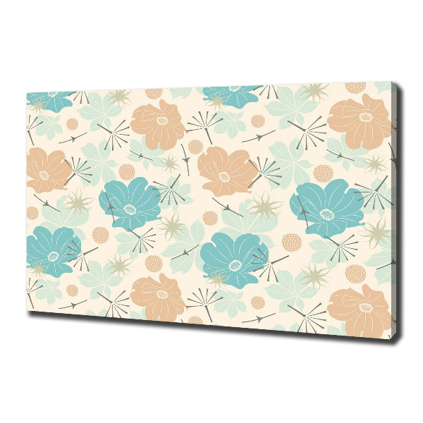 Canvas wall art Floral pattern