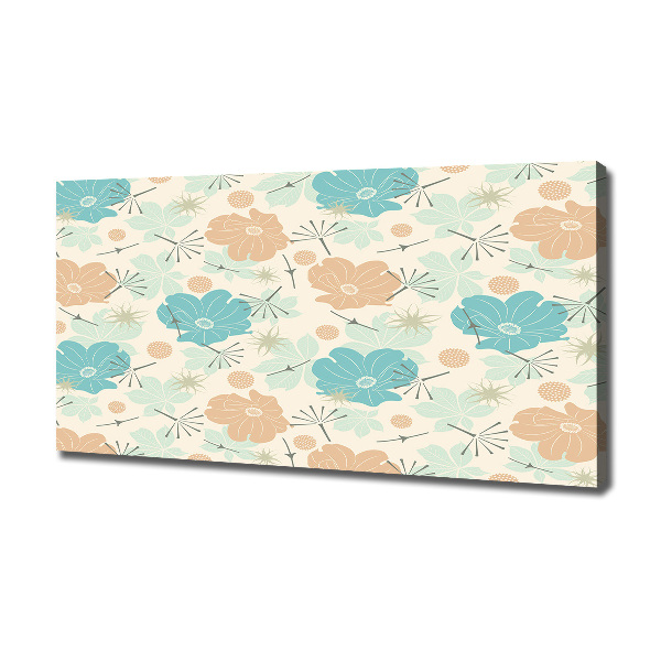 Canvas wall art Floral pattern