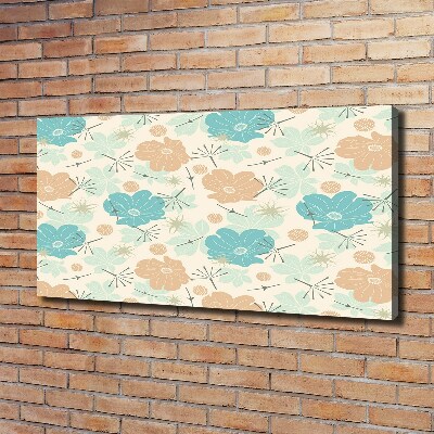 Canvas wall art Floral pattern