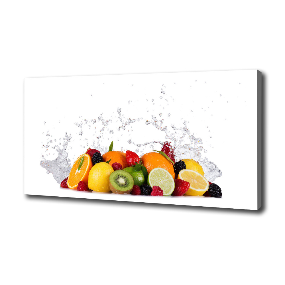 Canvas wall art Fruit and water