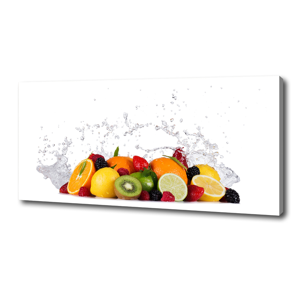 Canvas wall art Fruit and water