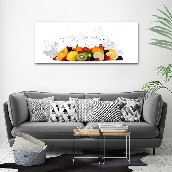 Canvas wall art Fruit and water