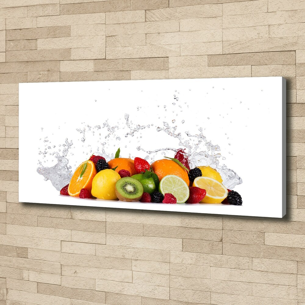 Canvas wall art Fruit and water