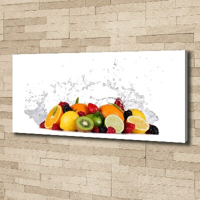 Canvas wall art Fruit and water