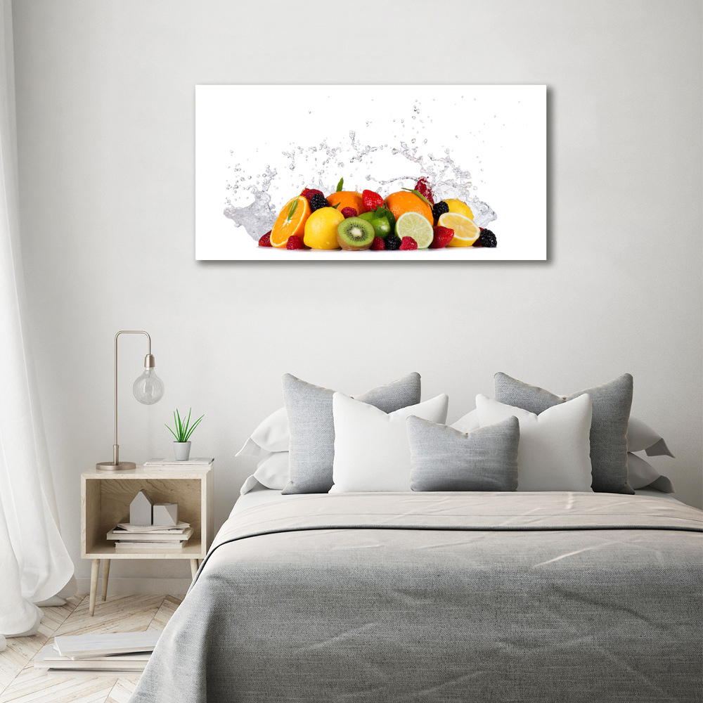 Canvas wall art Fruit and water