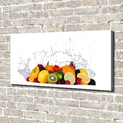 Canvas wall art Fruit and water