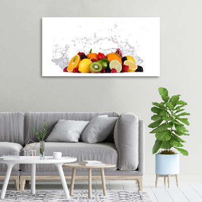 Canvas wall art Fruit and water