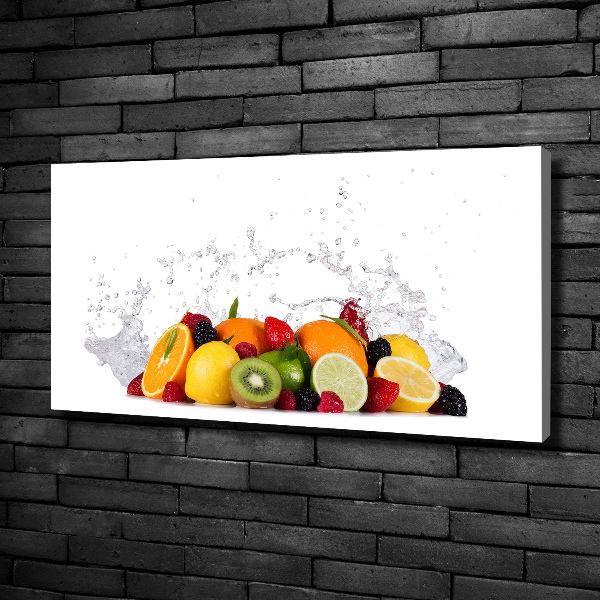 Canvas wall art Fruit and water