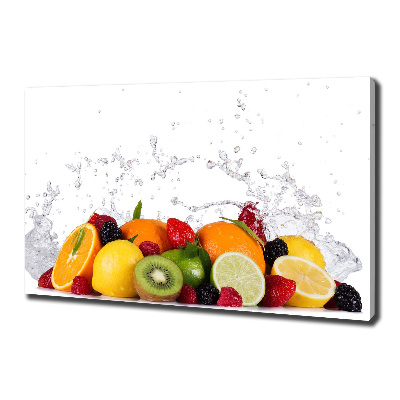 Canvas wall art Fruit and water