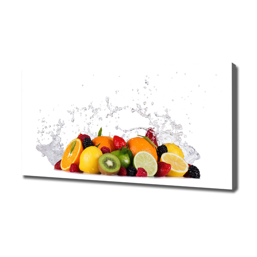 Canvas wall art Fruit and water