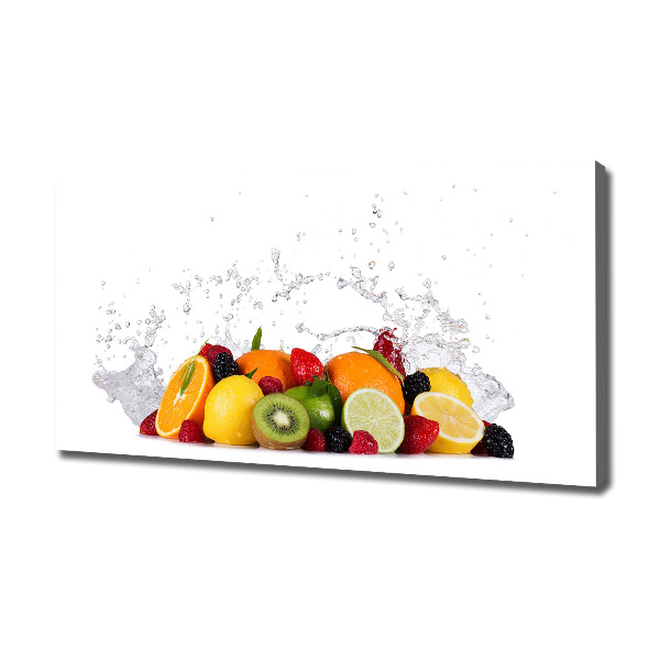 Canvas wall art Fruit and water