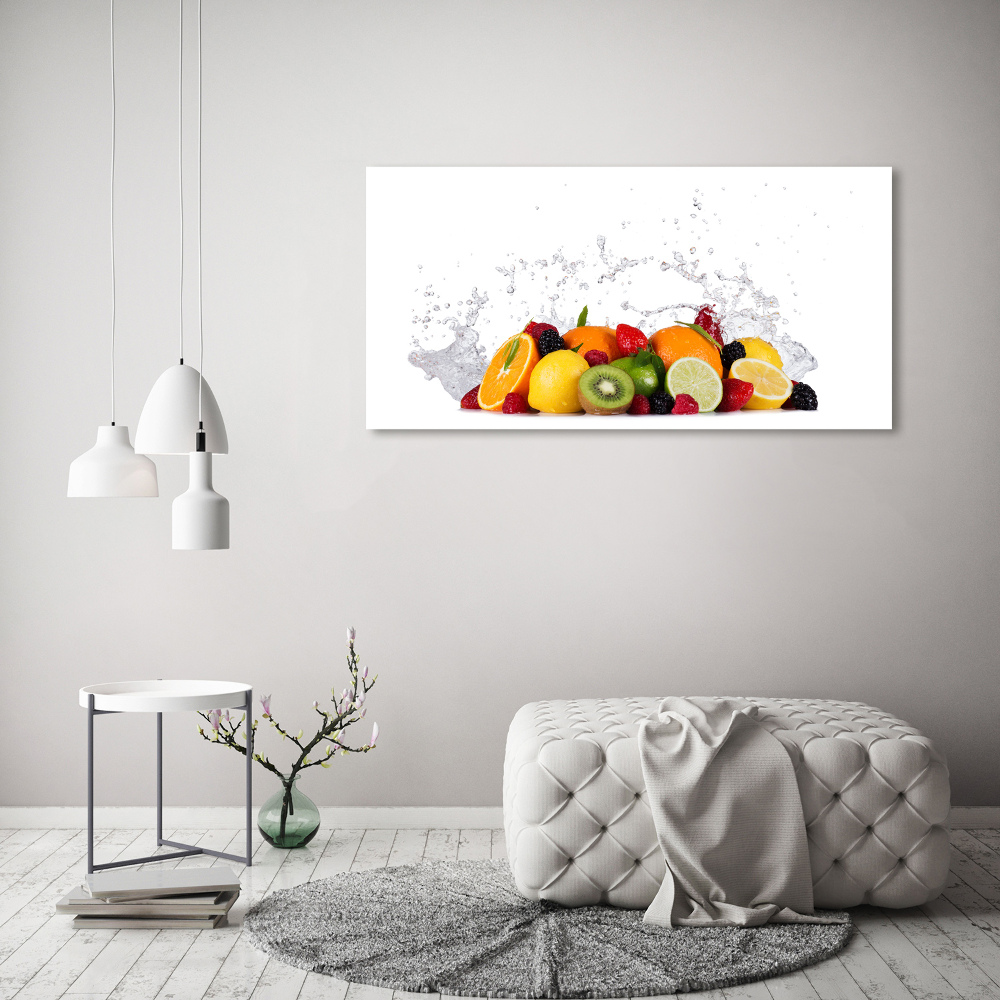 Canvas wall art Fruit and water