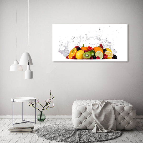 Canvas wall art Fruit and water