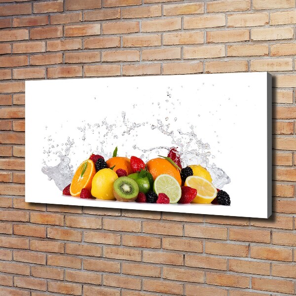 Canvas wall art Fruit and water