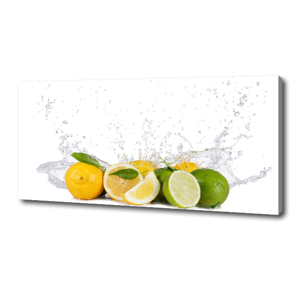 Canvas wall art Citruses and water