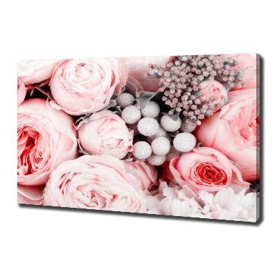 Canvas wall art Bouquet of flowers