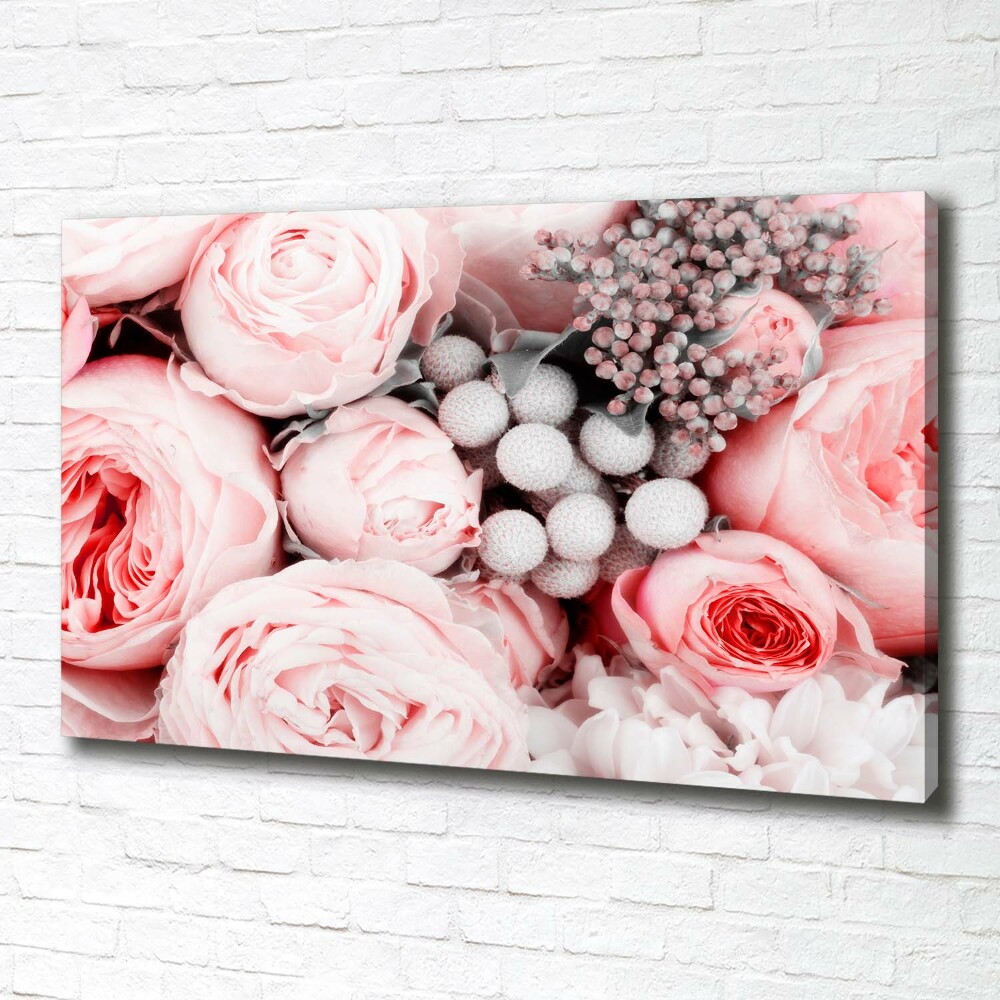 Canvas wall art Bouquet of flowers