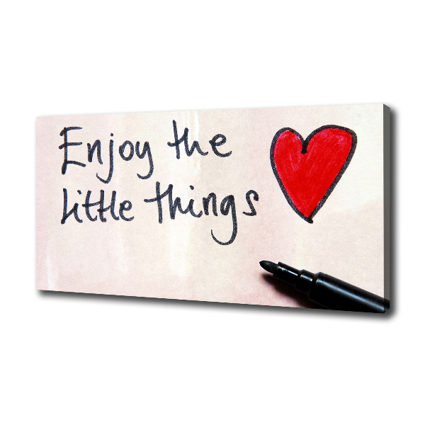 Canvas wall art Little things