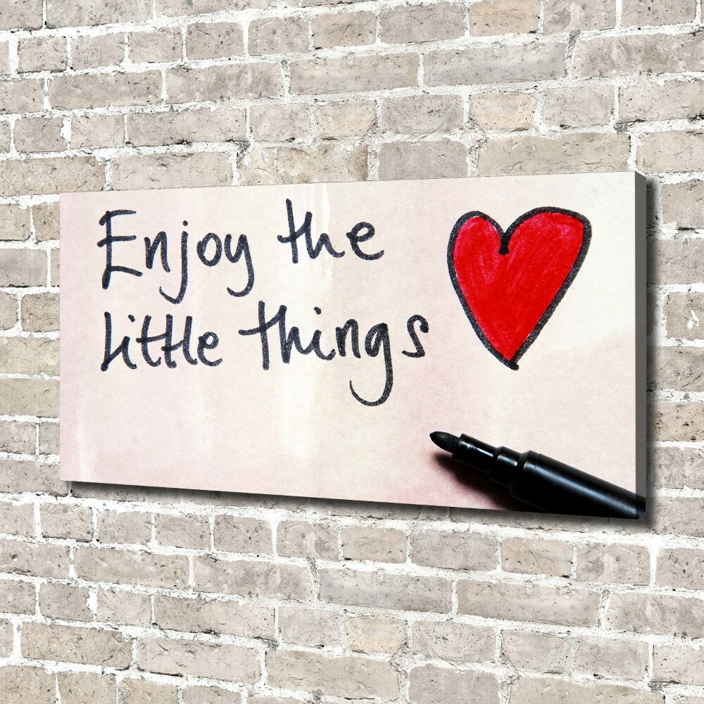 Canvas wall art Little things