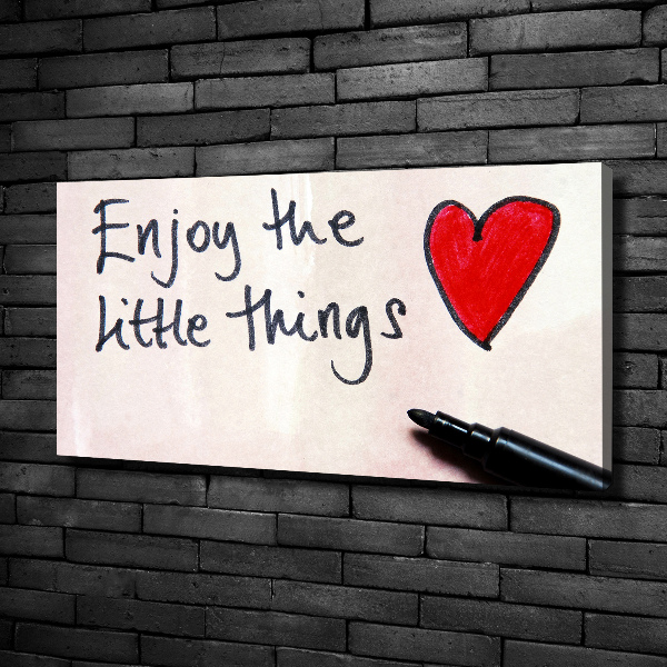 Canvas wall art Little things