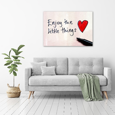 Canvas wall art Little things