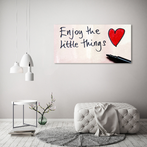 Canvas wall art Little things