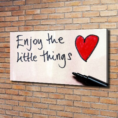 Canvas wall art Little things