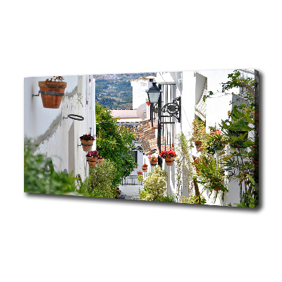 Canvas wall art Charming street