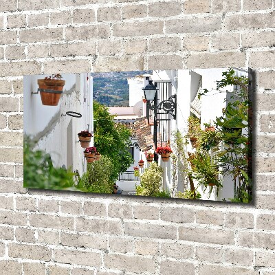 Canvas wall art Charming street