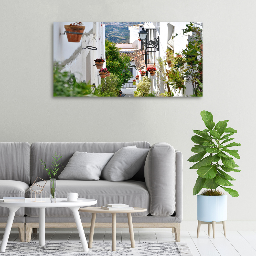 Canvas wall art Charming street