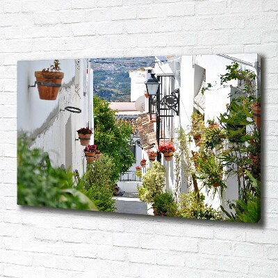 Canvas wall art Charming street