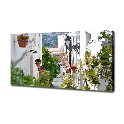 Canvas wall art Charming street