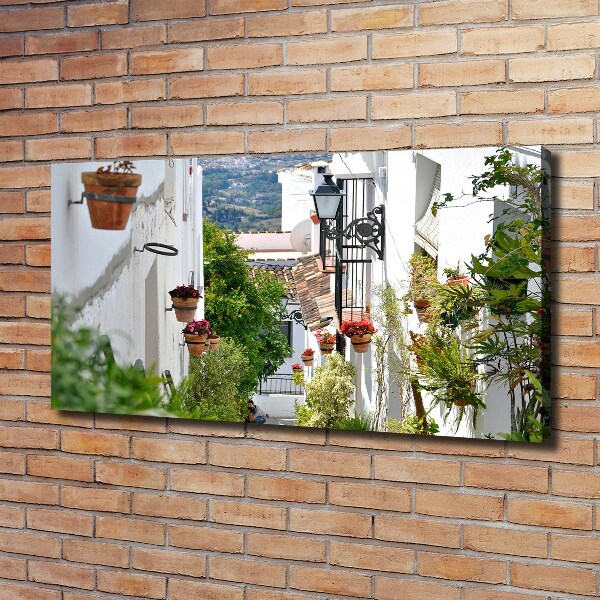 Canvas wall art Charming street