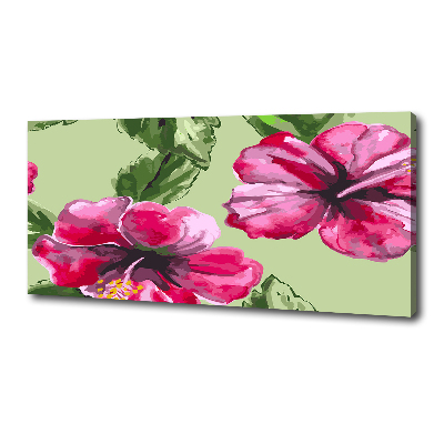 Canvas wall art Hawaiian flowers