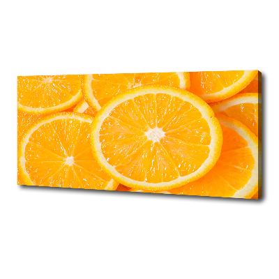 Canvas wall art Slices of orange