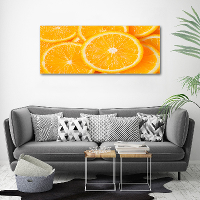 Canvas wall art Slices of orange