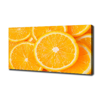 Canvas wall art Slices of orange