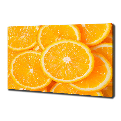 Canvas wall art Slices of orange