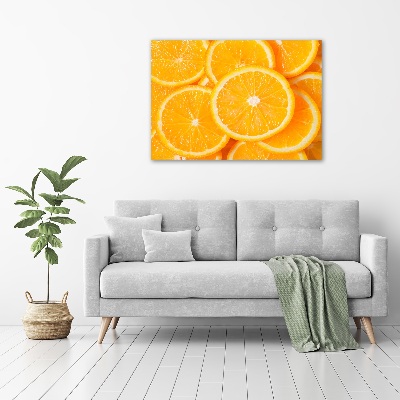 Canvas wall art Slices of orange