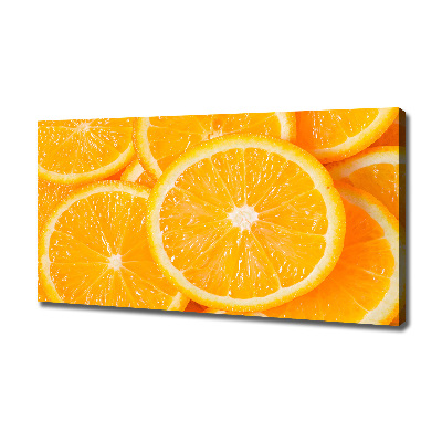 Canvas wall art Slices of orange