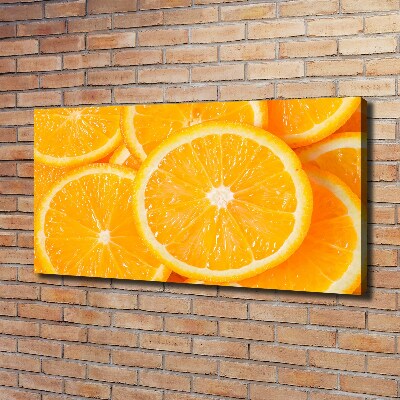 Canvas wall art Slices of orange