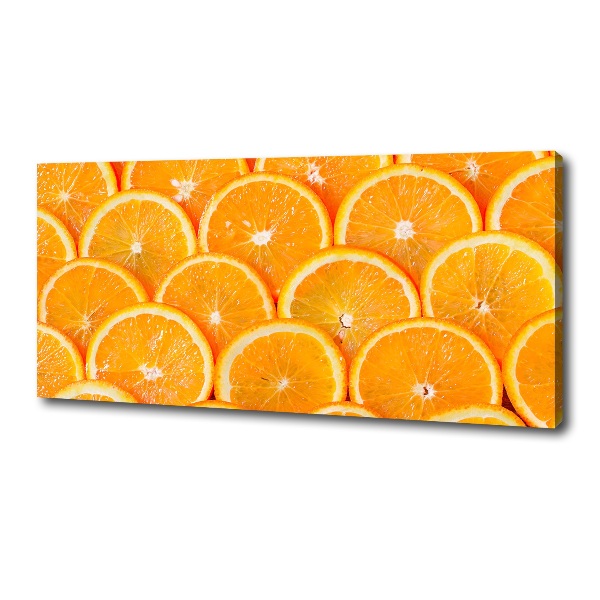 Canvas wall art Slices of orange