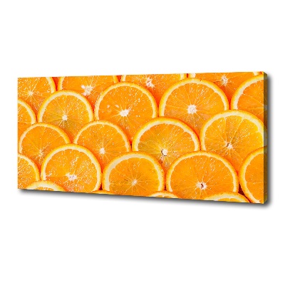 Canvas wall art Slices of orange