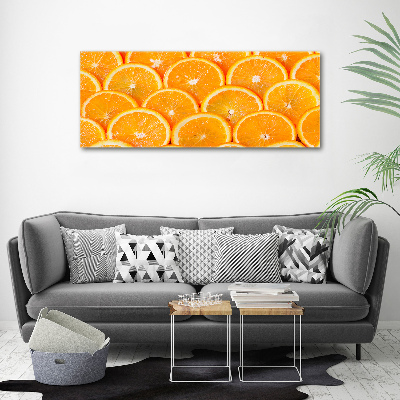 Canvas wall art Slices of orange