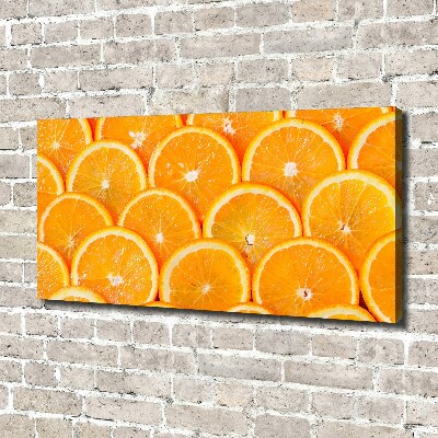 Canvas wall art Slices of orange