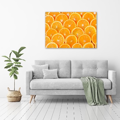 Canvas wall art Slices of orange